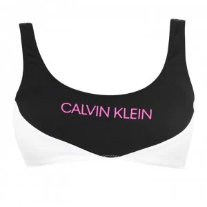 Calvin Klein Block Colour Bralette - Black BEH