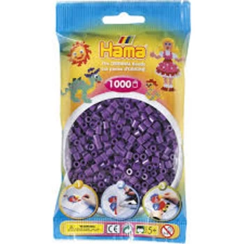 Hama - 1000 Beads in Bag (Purple)