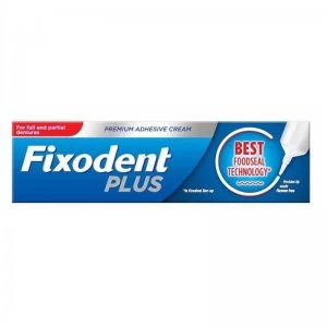 Fixodent Plus Food Seal Premium Adhesive Cream 40g - Flavour Free