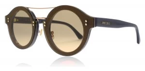 Jimmy Choo Montie/S Sunglasses Grey Glitter 189 64mm