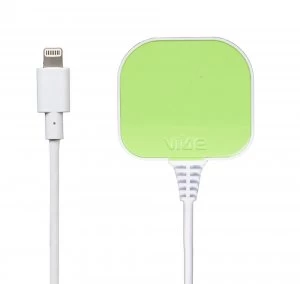 Vibe 2.4A Mains Charger With Lightning Connection-Green