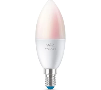 WIZ CONNECTED Colour Smart Candle Light Bulb - E14, Twin Pack