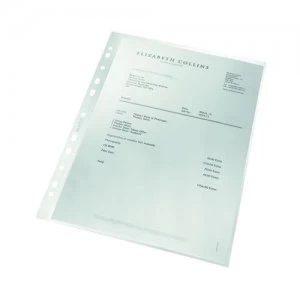 Leitz Pocket Recycled PP 100 micron A4 Clear (Pack of 25) 47913003