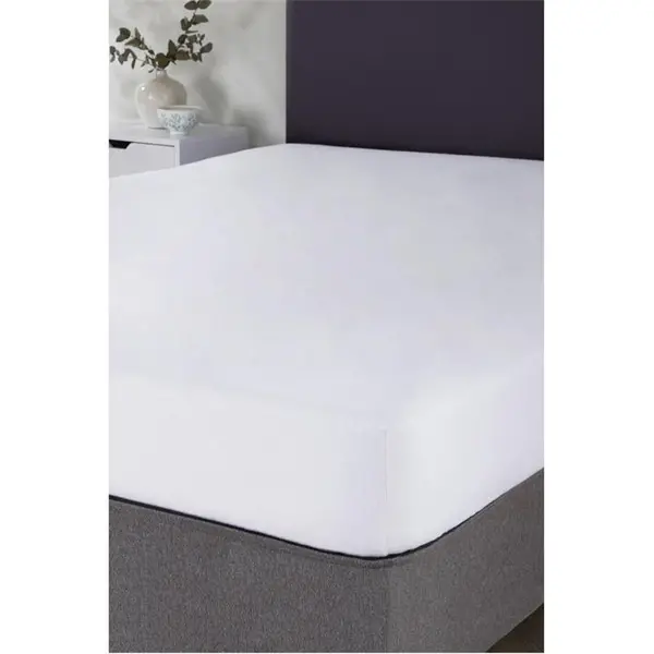 Homelife Brushed Cotton Fitted Sheet - White One Size