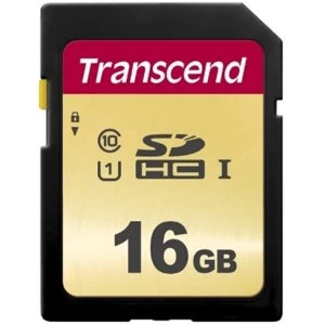 Transcend 16GB, UHS-I, SD, 16GB, SD, Class 10, UHS-I, 95 MB/s, 60 MB/s