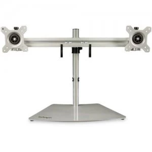 Up to 24" Dual Monitor Stand Silver