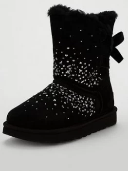 UGG Classic Galaxy Bling Short Calf Boot - Black, Size 7, Women