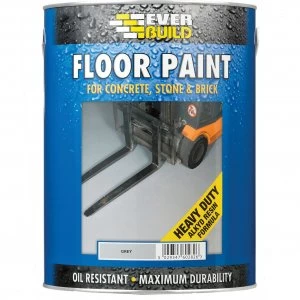 Everbuild Floor Paint Grey 5l