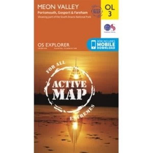 Meon Valley, Portsmouth, Gosport & Fareham by Ordnance Survey (Sheet map, folded, 2015)