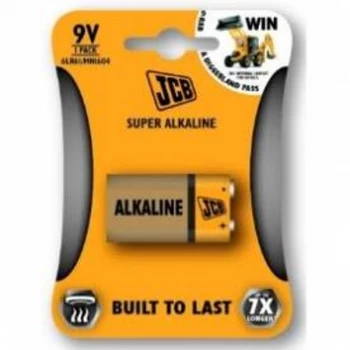JCB 9V Super Alkaline Batteries 1 Pack x 24
