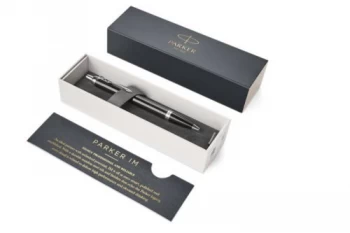 Parker IM Retractable Ballpoint Pen with Stainless Steel Nib Black