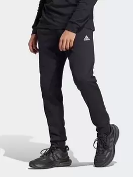 adidas Sportswear Sportswear Essentials French Terry Tapered Cuff Joggers - Black, Size XS, Men