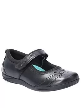 Hush Puppies Amber Mary Jane Back To School Shoe - Black, Size 1.5 Older