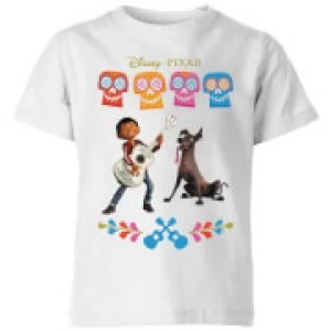 Coco Miguel Logo Kids T-Shirt - White - 9-10 Years
