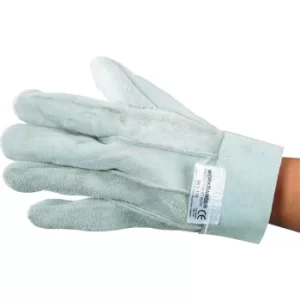 Chrome Leather Double Palm Gloves Pair