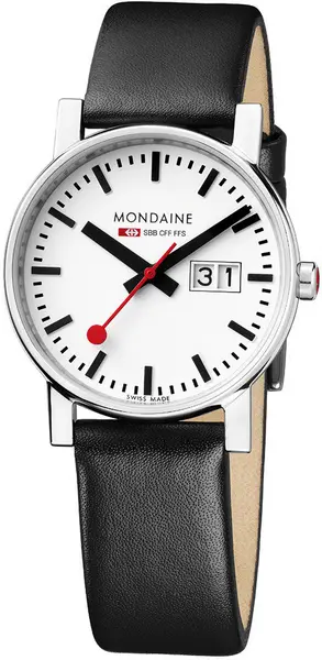 Mondaine Watch Evo Big Date - White MD-013