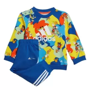 adidas x Disney Mickey Mouse Jogger Set Kids - Royal Blue / Impact Yellow / S