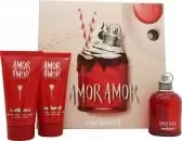 Cacharel Amor Amor Gift Set 50ml Eau de Toilette + 2 x 50ml Body Lotion