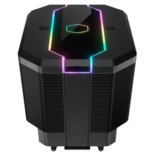 Cooler Master MasterAir MA620M Universal Socket 120mm PWM 2000RPM Addressable RGB LED Fan CPU Cooler with Wired Addressable...