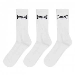 Everlast 3 Pack Crew Socks Mens - White