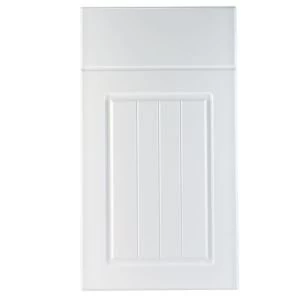 IT Kitchens Chilton White Country Style Drawerline door drawer front W400mm Pack of 1