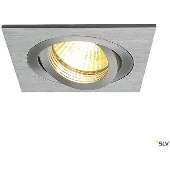 SLV - New Tria Indoor Light, Clip Spring Ceiling Light Socket Inside 9 x 9 x 11cm (W x D x H) Aluminium - Aluminium