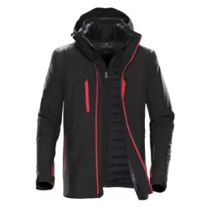Stormtech Mens Matrix System Jacket (M) (Black/Bright Red)