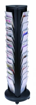 Alba A4 Rotary 39 Compartment Mobile Display Unit Carousel DDTOWER