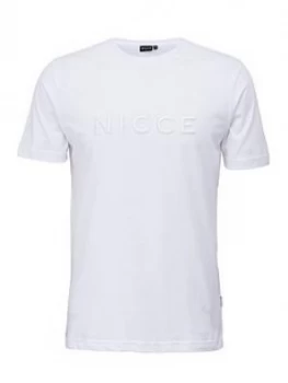 Nicce Mercury T-Shirt - White, Size S, Men
