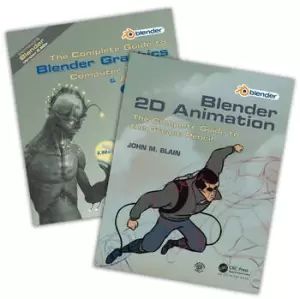 'The Complete Guide to Blender Graphics' and 'Blender 2D Animation'Two Volume Set