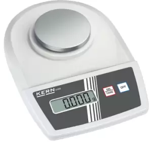 KERN Laboratory scales, 2 button operation, with wind guard, weighing range up to 200 g, read-out accuracy 0.001 g, weighing plate 82 mm