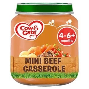 Cow & Gate Mini Beef Casserole Jar from 6m+ 125g