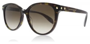 Alexander McQueen AM0072S Sunglasses Havana 002 54mm