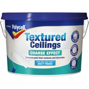 Polycell Textured Ceilings Course Effect - Matt - 2.5 Litres