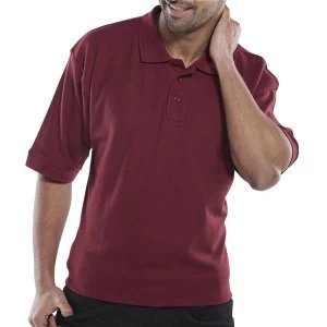Click Workwear Polo Shirt 200gsm L Burgundy Ref CLPKSBUL Up to 3 Day