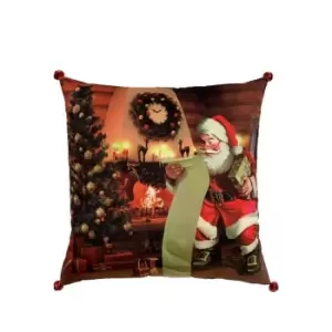 The Spirit Of Christmas SOC Santa Cushion 24 - Red
