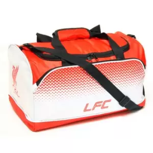 Liverpool FC Fade Holdall Bag (One Size) (White/Red)