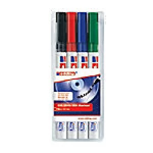 edding 8400 CD/DVD/OHP Permanent Markers, Assorted - Pack of 4