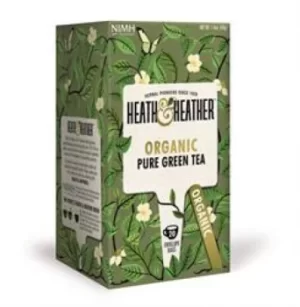 Heath And Heather Organic Green Tea 20bag (Case of 6)