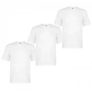 Donnay 3 Pack T Shirts Mens - White