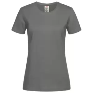 Stedman Womens/Ladies Classic Organic T-Shirt (XS) (Real Grey)