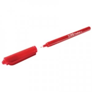 Nice Price Fineliner 0.4mm Red Pens Pack of 10 WX25009