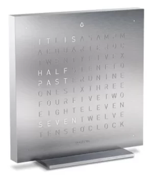 QLOCKTWO Touch Full Metal Table Clock 13.5cm