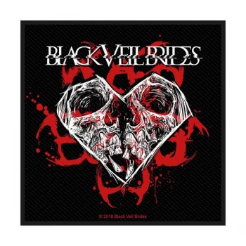 Black Veil Brides - Skull & Heart Standard Patch
