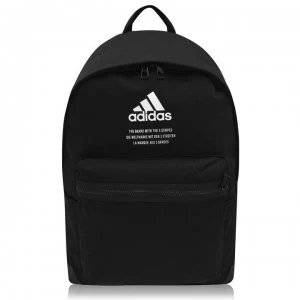 adidas Classic Fabric Backpack - Black/White