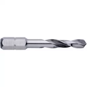 Exact 05944 HSS Metal twist drill bit 2.5mm Total length 36mm DIN 3126 1/4 (6.3 mm)