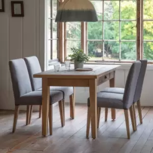 Crossland Grove Essen 1 Drawer Dining Table Natural 1400X800X760mm