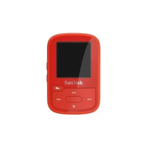 SanDisk Clip Sport Plus 16GB, red