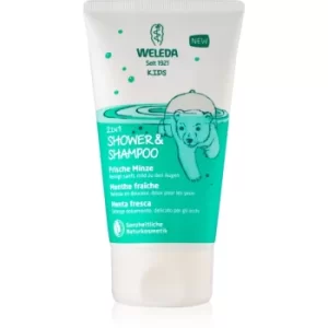 Weleda Kids Magic Mint Shower Cream and Shampoo for Children 2 in 1 150ml