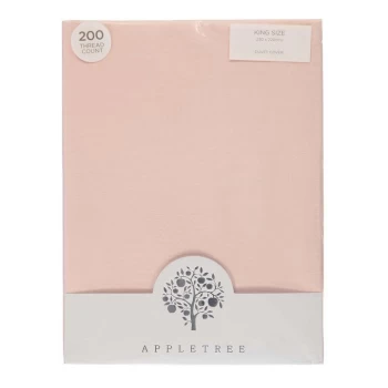 Appletree Signature Plain Dye 100% Cotton Duvet Set - Blush